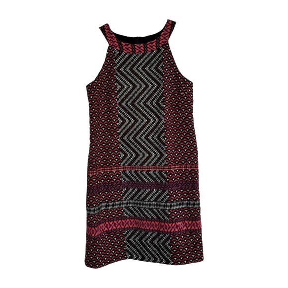 London Times Multicolor Patterned Sleeveless Dress, Size 8, Pre-owned - Picture 1 of 7